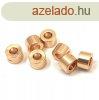 Fm medl - Tube - fmtvzet 18k arany bevonattal - 6x4mm