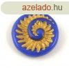 Cseh prselt egyedi formk - Sapphire Gold - fosszlia - 18m