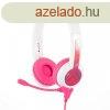 Wired headphones for kids BuddyPhones School+ (pink)