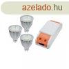 LED DRIVER 18W+ 3X LED3 5W 4000K MR16 99SET3LED572