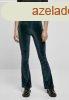 Urban Classics Ladies High Waist Velvet Boot Cut Leggings te