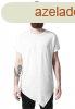 Urban Classics Asymetric Long Tee white