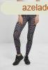 Urban Classics Ladies AOP Leggings hibiscus black