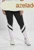 Urban Classics Ladies Arrow High Waist Leggings black/white