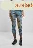 Urban Classics Ladies Cotton Tie Dye High Waist Leggings bla