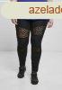 Urban Classics Ladies Flock Lace Inset Leggings black