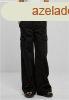 Urban Classics Ladies High Waist Wide Leg Twill Cargo Pants 