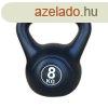 PE kettlebell cementtltettel, 8kg