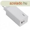 Akyga AK-CH-20 USB-C USB-A PD GaN 5-20V / 1,5-5A 100W White