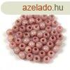 Cseh prselt goly gyngy - Alabaster Pink Luster - 2mm