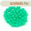 Cseh csiszolt goly gyngy - green candy - 4mm