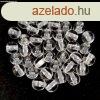 Cseh prselt goly gyngy - Crystal - 4mm