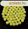 Cseh prselt goly gyngy - Pastel Lemon - 3mm