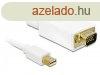 DeLock miniDisplayport male to VGA male kbel 5m White