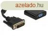 DeLock DVI-D (Dual Link) (24+1) male > VGA female Adapter