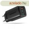 AXAGON ACU-DPQ65 QC4 + USB-C PD Wall Charger Black