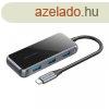 5in1 adapter HUB Vention TFBHB USB-C to HDMI 4K@60Hz, 3x USB