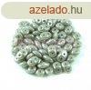Superduo cseh prselt ktlyuk gyngy - 2.5x5mm - lustered g