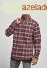 Urban Classics Plaid Cotton Shirt asphalt/red