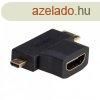 Akyga AK-AD-23 HDMI/miniHDMI/microHDMI Adapter Black