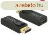 DeLock Adapter Displayport 1.2 male > HDMI female 4K Pass