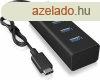Raidsonic IcyBox 4-port Hub with USB Type-C Interface Black