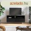 Fekete szerelt fa TV-szekrny 100 x 34,5 x 44,5 cm