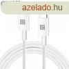 Haweel USB-A - Type-C adat- s tltkbel 25W, fehr, 1.0m