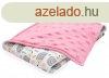 Scamp Minky ktoldal takar 75*100 cm - Pink Hedgehog Grey
