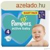 Pampers Active Baby 4 Giant Pack pelenka 9-14 kg - 76 db