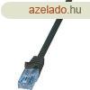 LogiLink RJ45 CAT6A 10Gb UTP M/M adatkbel 1m fekete