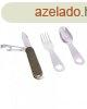 EATING UTENSIL WITH POCKET KNIFE - hordozhat eveszkz, mul