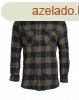 BLACK/OD FLANNEL SHIRT LIGHT - kocks ing, favg ing, nyri