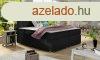 Alice 180x200 boxspring gy matraccal fekete