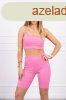 Crop top s rvid leggings szett magas derek 9354-es vilgo