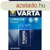 Elem 9V 6LR61 Longlife Power 1 db/csomag, Varta 