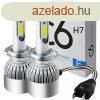 C6 LED aut fnyszr izz pr H7 foglalattal - hidegfehr