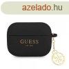 Guess 4G Charms Apple Apple Airpods Pro szilikon tok fekete 