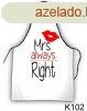 Vicces szakcs ktny, Mrs always Right