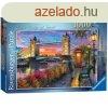 Ravensburger: Puzzle 1 000 db - Tower Bridge naplementben