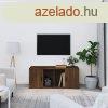 barna tlgyszn szerelt fa TV-szekrny 100 x 35 x 40 cm