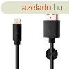 FIXED Adat- s tltkbel USB/Lightning MFI, 2 m, fekete