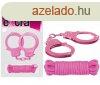  SEX EXTRA - METAL CUFFS & LOVE ROPE PINK 