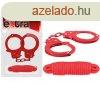  SEX EXTRA - METAL CUFFS & LOVE ROPE RED 