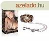  LEOPARD FRENZY COLLAR WITH NIPPLE CLAMPS 