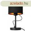 Glimex Abazur asztali jjeli lmpa fekete arany 1xE27 (GA006