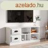 vidaXL magasfny fehr szerelt fa TV-szekrny 102 x 35,5 x 