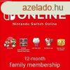 Nintendo Switch Online Family Membership - 12 hnap eShop (D