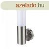 Inox Steel oldalfali lmpatest, E27, rozsdamentes acl