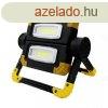 LED reflektor 20W 6500K hordozhat 850lm, IP54, akkumultoro